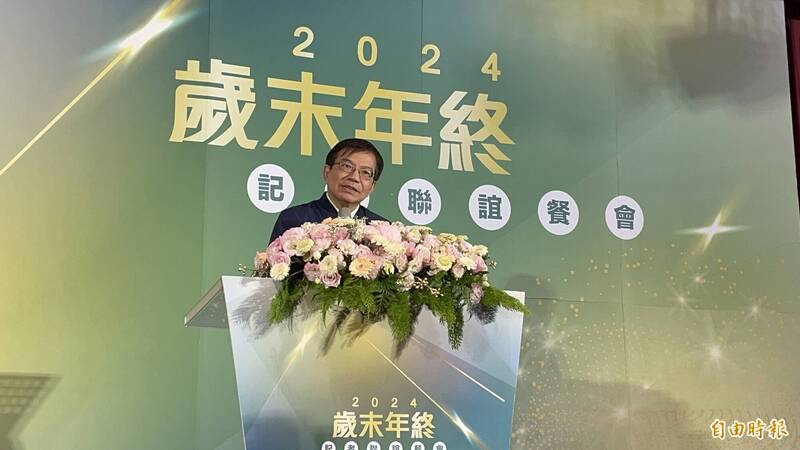 王國材表示,中華郵政公司持續往5個方向改進。(記者林志怡攝) 王國材表示,中華郵政公司持續往5個方向改進。(記者林志怡攝)