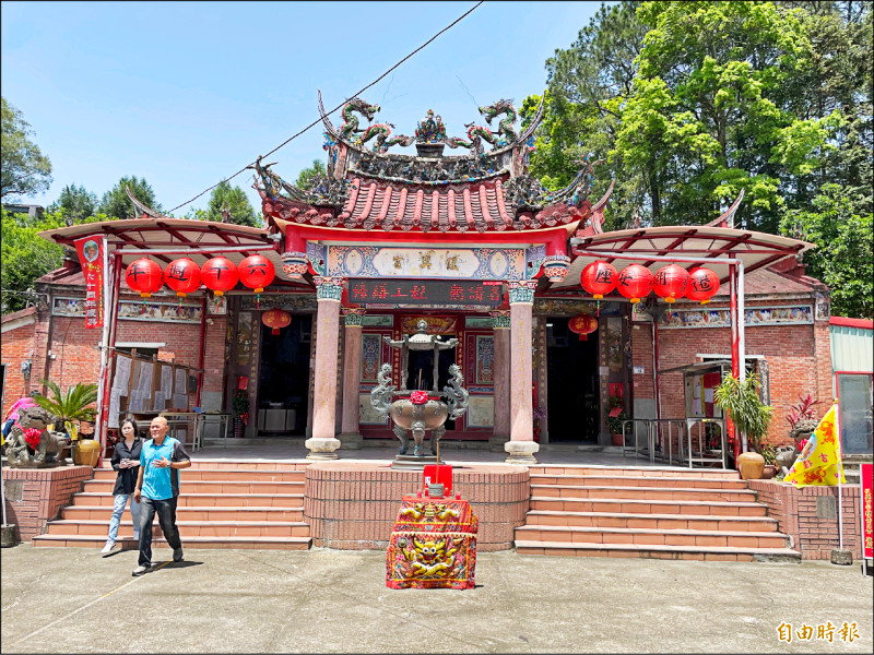 百吉復興宮水庫媽遶境活動已持續一甲子，成為台灣唯一水庫媽水上遶境民俗活動。（記者謝武雄攝）