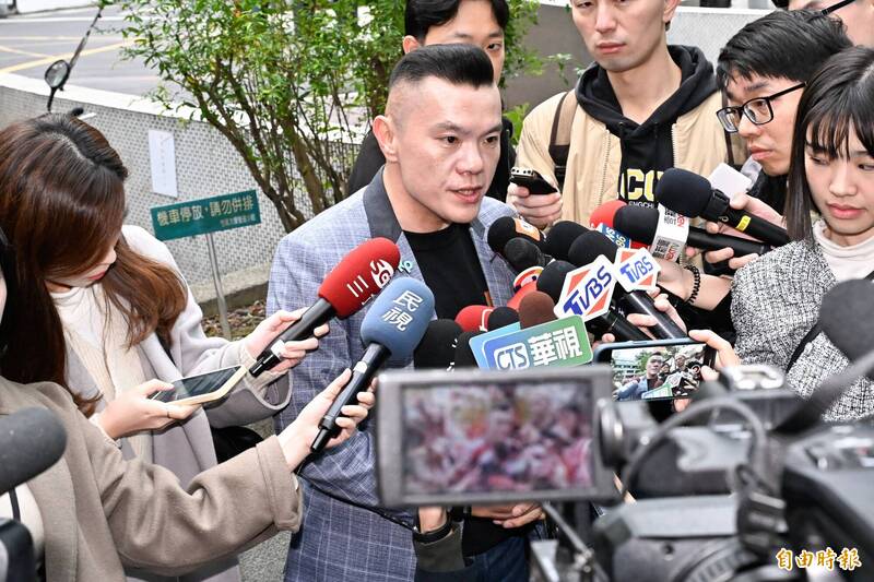 台中市黨部主委兼中央委員江和樹。（記者陳志曲攝）