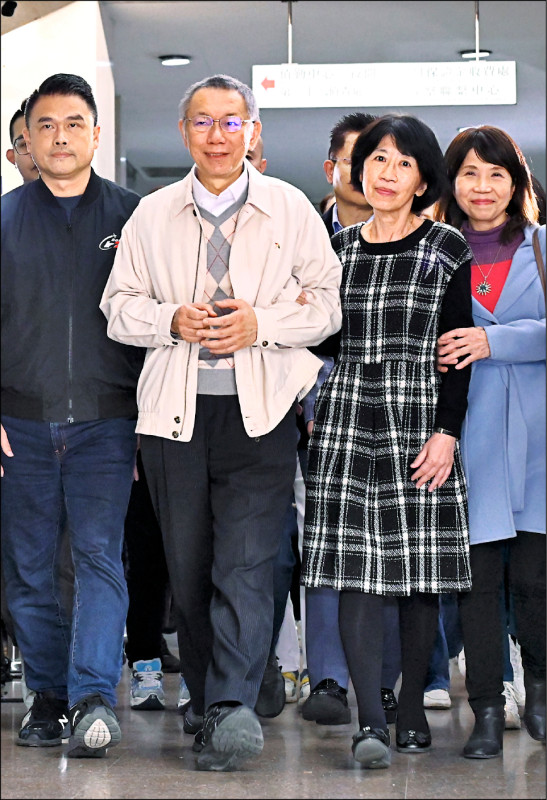 柯文哲二○一四年台北市長選戰募款委員會執行長鄭淑心昨出面受訪，指柯當年還在與民進黨初選時，她所募到的錢都親自交給柯妻陳佩琪。（資料照）