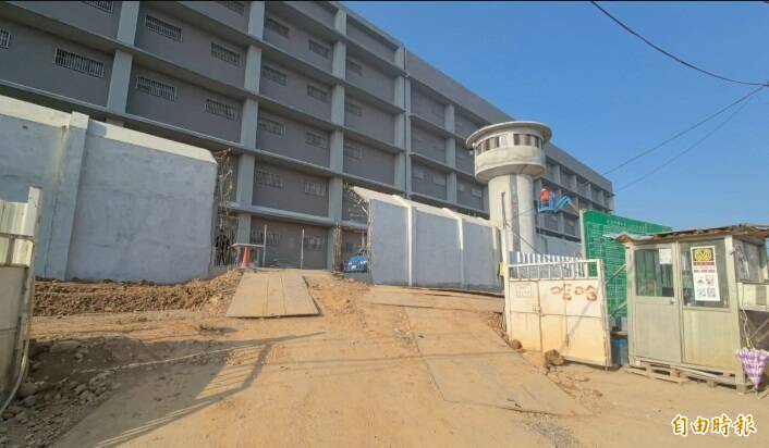 八德外役監新建工程未完成。（記者周敏鴻攝）