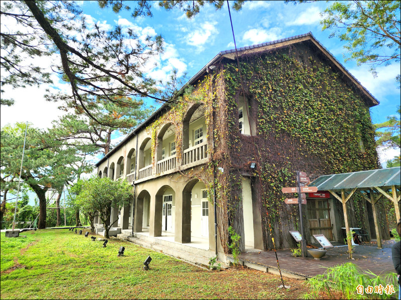 松園別館園區已整理妥善，10日將重新開園。（記者花孟璟攝）