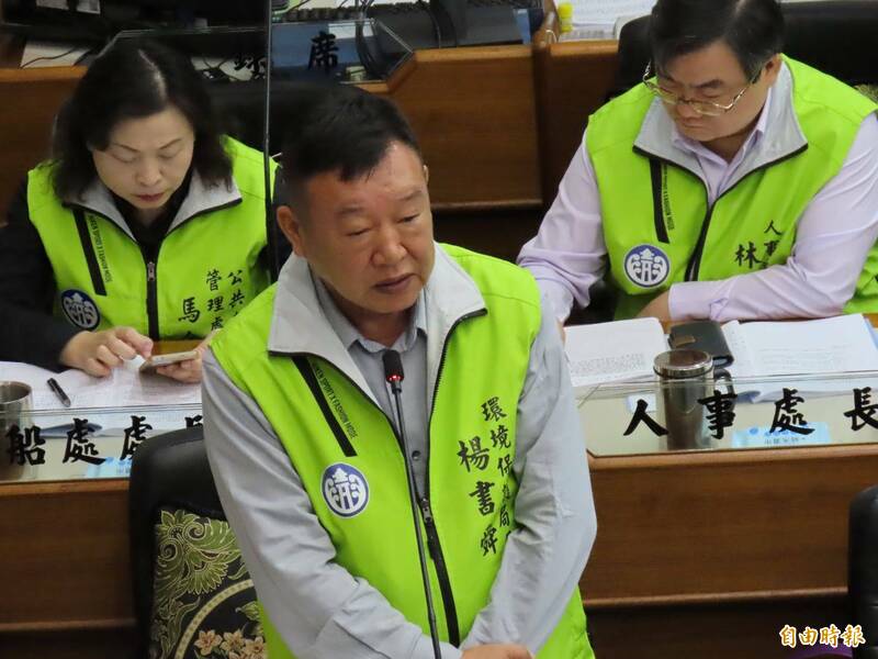 澎湖縣環保局長楊書舜，傳接任澎湖縣政府秘書長。（記者劉禹慶攝）