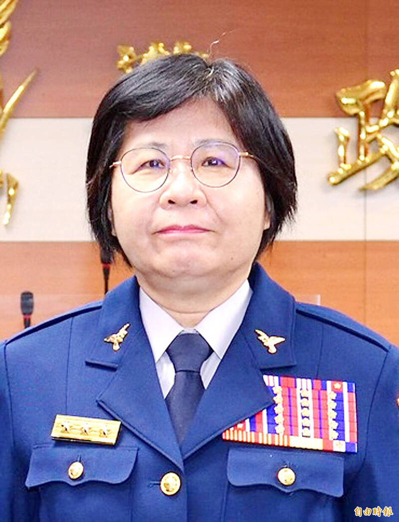 National Police Agency Deputy Director-General Liao Mei-ling is pictured in an undated photograph.
Photo copied by Yao Yueh-hung, Taipei Times