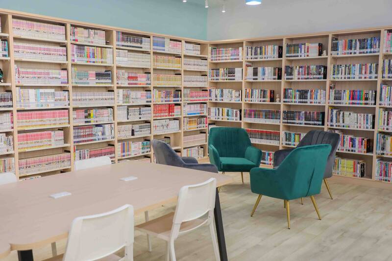 北屯圖書館換裝啟用。(文化局提供) 北屯圖書館換裝啟用。(文化局提供)