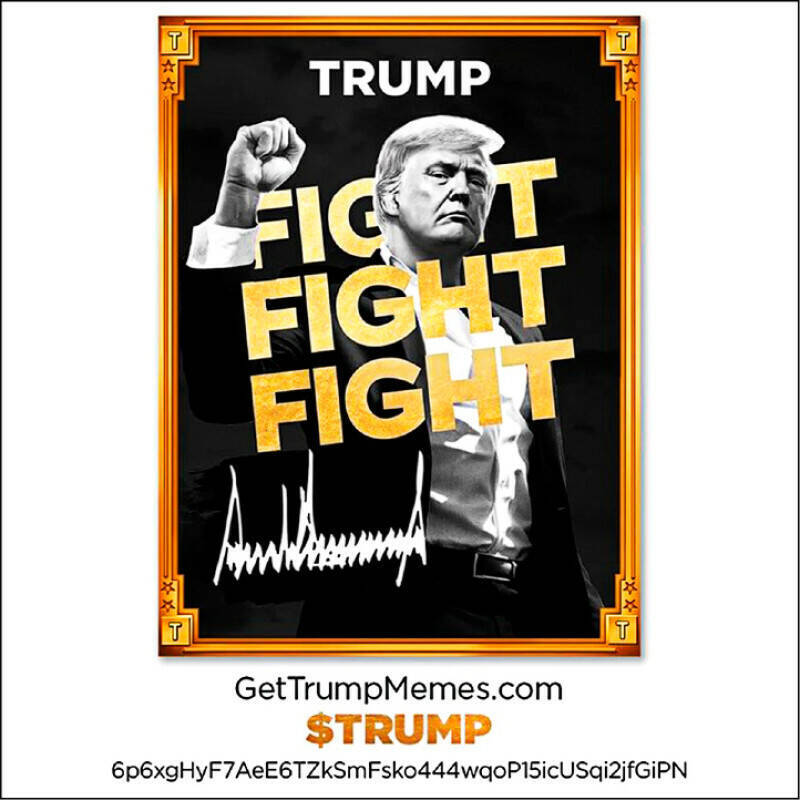 川普17日晚間宣布發行個人加密貨幣「$TRUMP」，引發瘋狂搶購。 （取自x.com/realdonaldtrump）