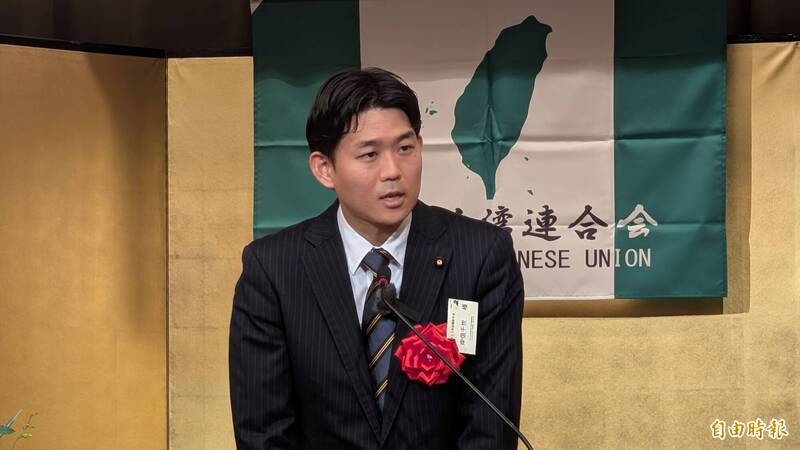 日本眾議員岸信千世出席全台連新年會，提到日本國會和台灣立法院一樣呈現朝小野大的情況，認為國會應發揮正常功能才能保障人民安心生活。（記者林翠儀攝）