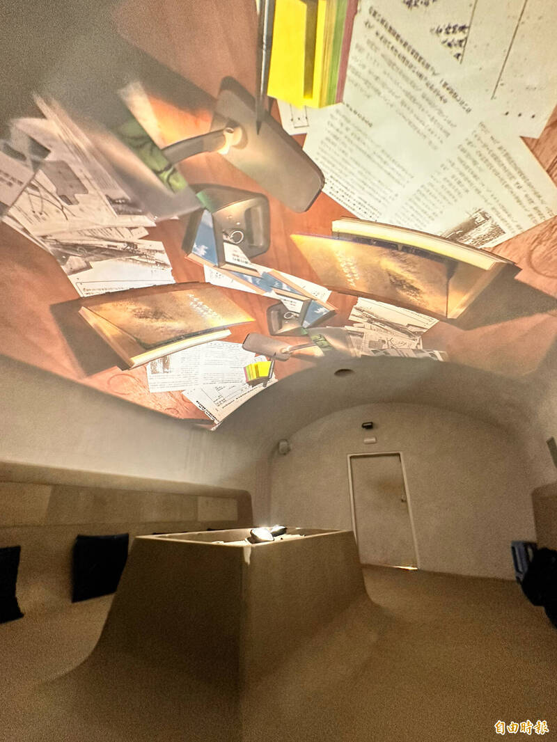 建國一村大防空洞導入MR沈浸式劇場、VR體驗。(記者李文德攝) 建國一村大防空洞導入MR沈浸式劇場、VR體驗。(記者李文德攝)