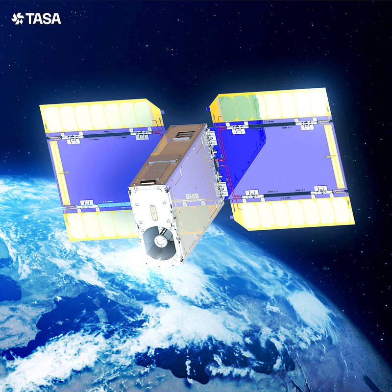 
A simulated image depicts Onglaisat, a cubesat codeveloped by Taiwan and Japan.
Photo courtesy of the Taiwan Space Agency