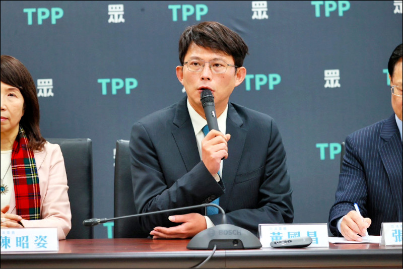 中共官媒抖音頻道最常引用的台灣人物，民眾黨立委黃國昌列前20名。（資料照）