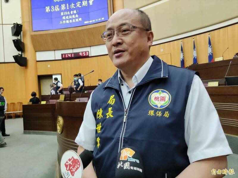桃市府環保局長陳世偉。（資料照，記者鄭淑婷攝）