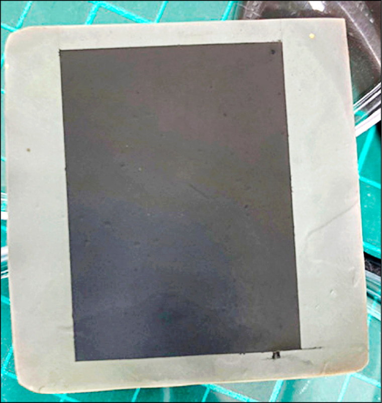 次世代電解氫技術P-SOEL，已完成25平方公分平板型半電池開發。（曾重仁提供）