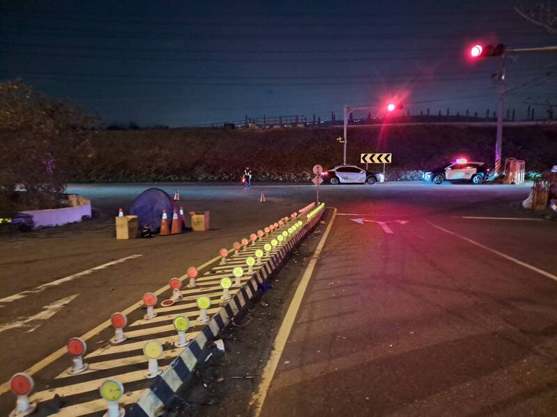 彰化縣花費1億多元經費拓寬5年多的濱海路，18日傳出死亡車禍。（民眾提供）