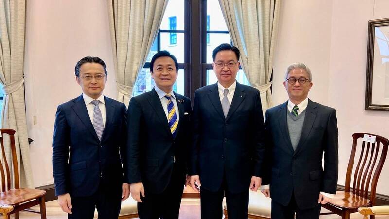 會見吳釗燮 日本在野黨魁：認同賴總統「全球非紅供應鏈」 - 政治 - 自由時報電子報