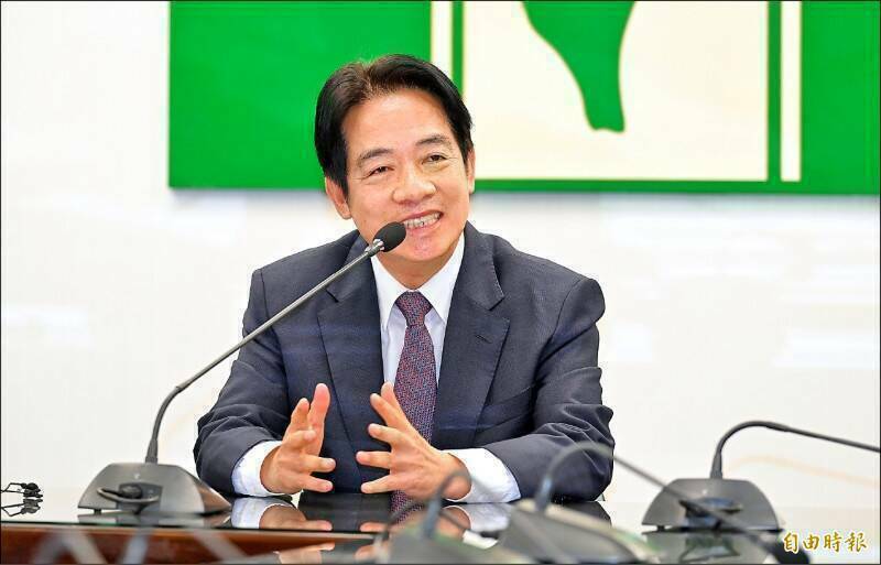 賴清德今於民進黨中常會表示,2026年九合一的選舉,台東能不能藍天變綠地是非常指標性的一戰,也希望能贏回立委席次。(資料照) 賴清德今於民進黨中常會表示,2026年九合一的選舉,台東能不能藍天變綠地是非常指標性的一戰,也希望能贏回立委席次。(資料照)