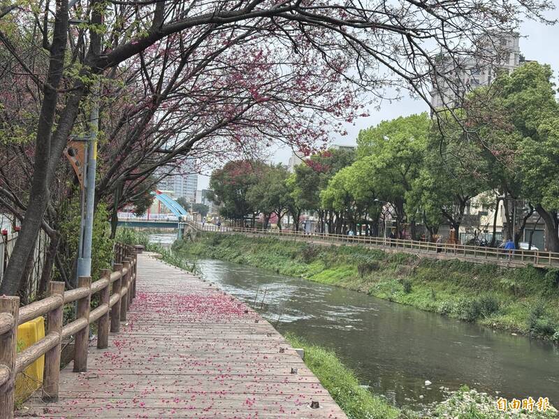 桃園新街溪河濱步道欄杆暗藏危險 改善工程進場估7月完工 - 生活 - 自由時報電子報