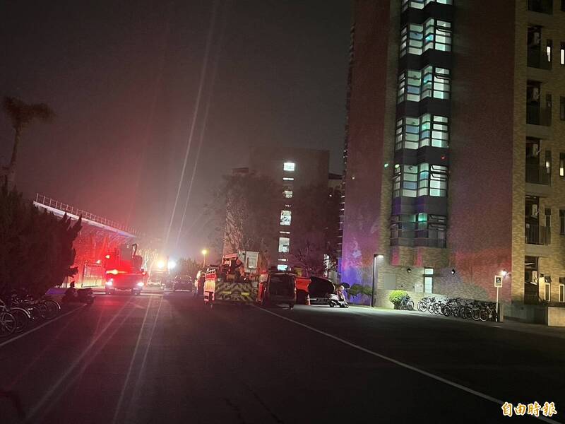 虎科大宿舍區大樓凌晨火警 學生睡夢中驚醒 - 社會 - 自由時報電子報