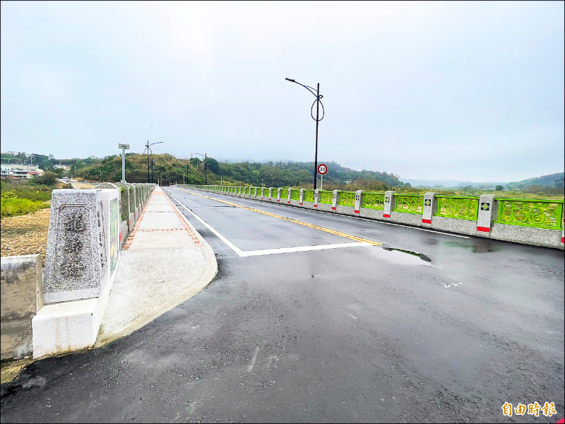 西湖龍壽橋舊又窄 1.9億改建通車 - 生活 - 自由時報電子報