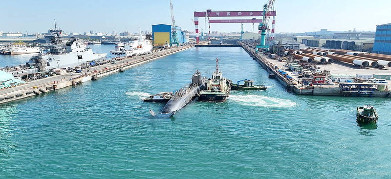 《TAIPEI TIMES》 Submarine moved amid testing - 焦點 - 自由時報電子報
