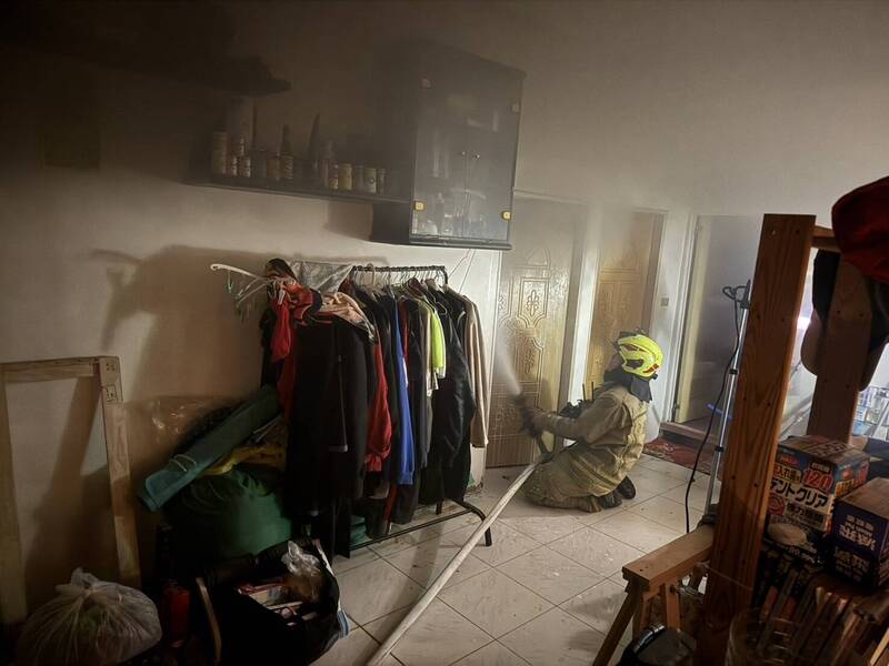 基隆安樂區6樓民宅深夜火警 屋主、兒子驚逃 - 社會 - 自由時報電子報