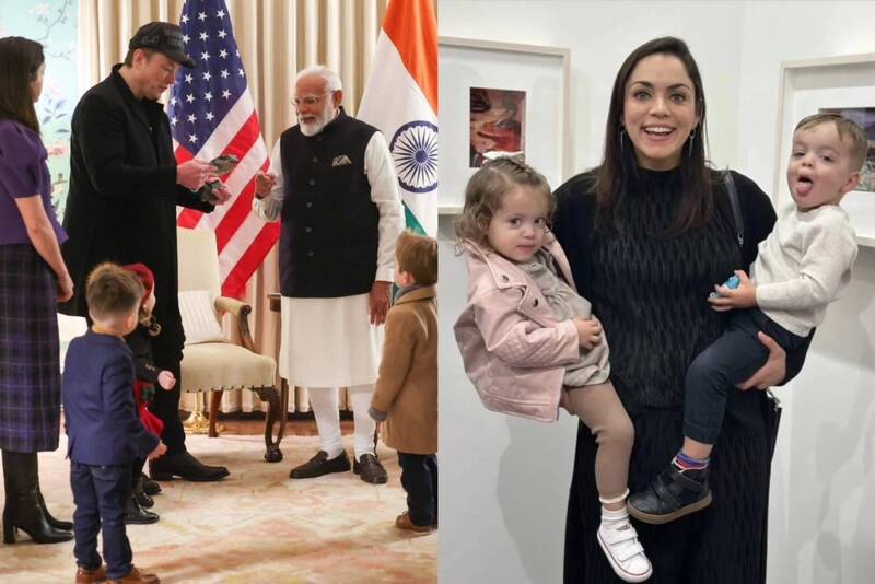 億萬富豪馬斯克與Neuralink高管齊利斯近日迎來第4個孩子。（圖翻攝自X/@iam_smx、@ReiiValentinaa，本報合成）