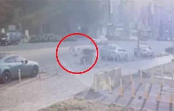 台中屁孩騎YouBike撞倒紅牌重機肇逃 車主氣炸網求監視畫面