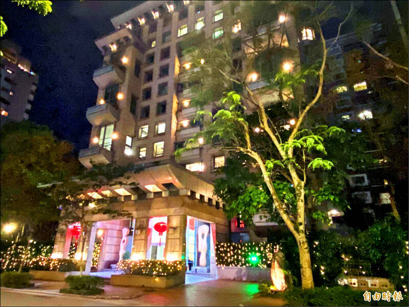 88會館所在地是一處豪宅，裡面住戶大多為政商名流。（資料照）
