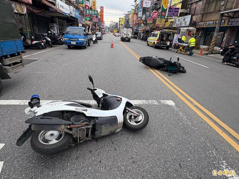 取締違規卻與機車擦撞！桃警倒地受傷變車禍當事人