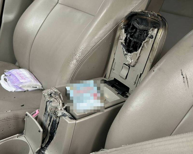 打火機放車內突自燃險釀火燒車 駕駛徒手滅火燒傷 - 社會 - 自由時報電子報