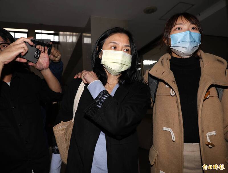 木可公關董事長李文娟出庭。(記者王藝菘攝) 木可公關董事長李文娟出庭。(記者王藝菘攝)