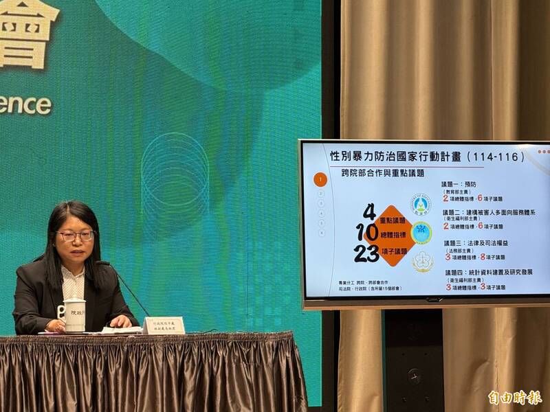 政院拍板「性別暴力防治國家行動計畫」 擬延長兒少性侵害案追訴時效 - 政治 - 自由時報電子報