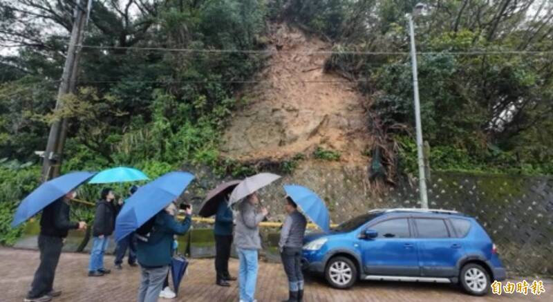 基隆阿根納旁山坡半年兩次坍方  七月動工整治 - 生活 - 自由時報電子報