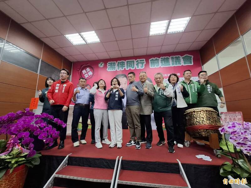 高市綠營6連霸議員陳明澤感恩茶會交棒女兒陳琳潔 陳其邁站台 - 政治 - 自由時報電子報