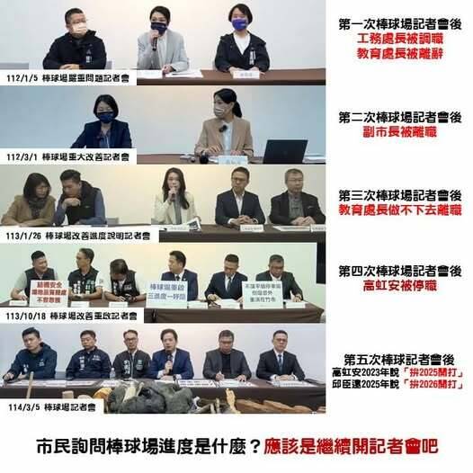 酸高虹安面對新竹棒球場只會開記者會 曾資程：陪開局處長已換好幾輪 - 政治 - 自由時報電子報