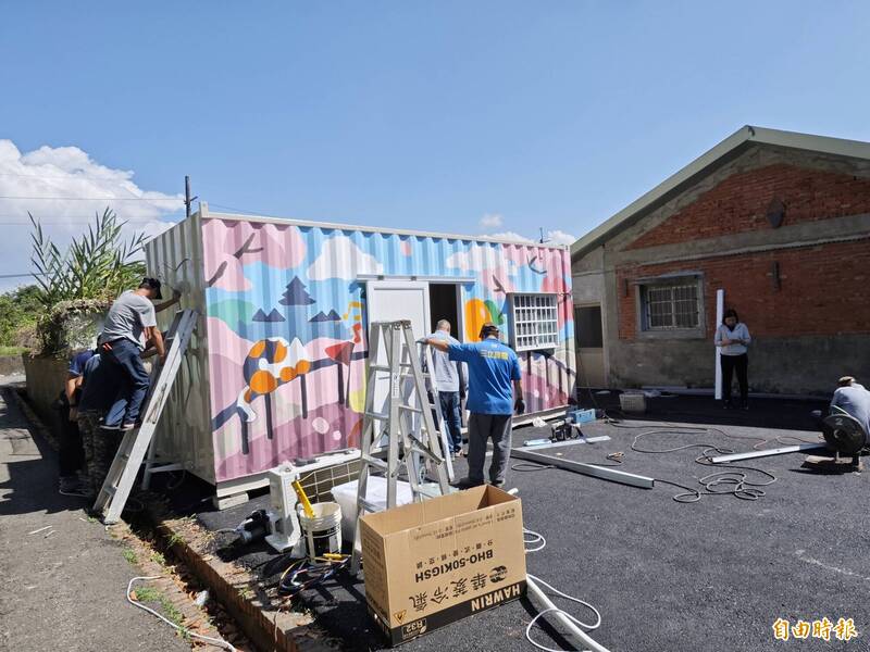 貨櫃屋化身交誼小舖 助台南楠西受災戶舒緩身心 - 生活 - 自由時報電子報
