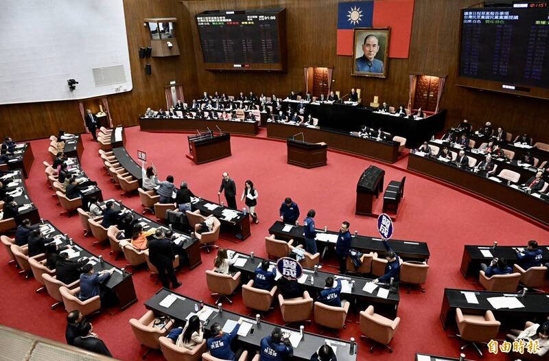 總預算、財劃法覆議  院會表決通過藍白提案12日表決 - 政治 - 自由時報電子報