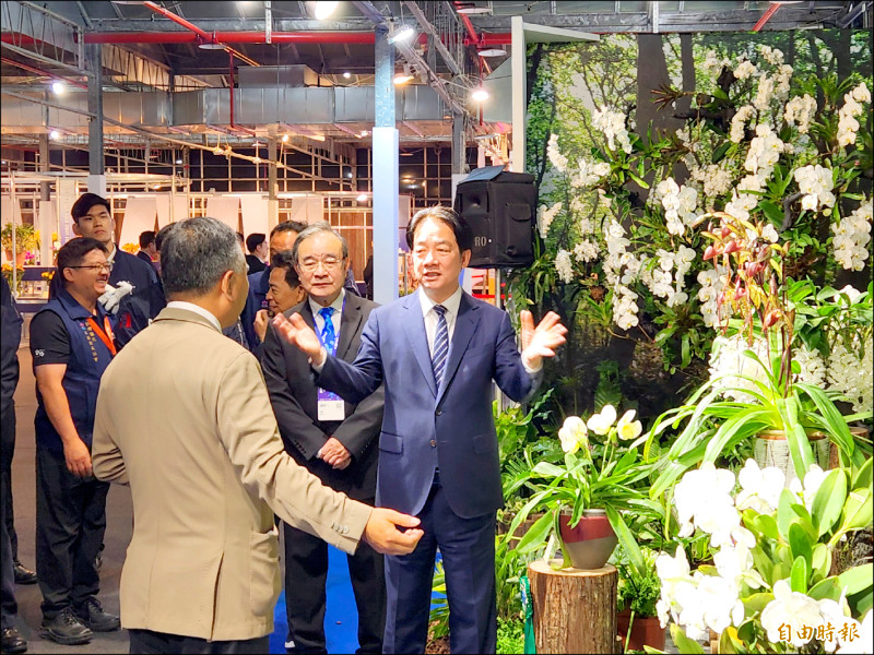 國際蘭展開幕 賴清德︰推動二期園區 - 生活 - 自由時報電子報
