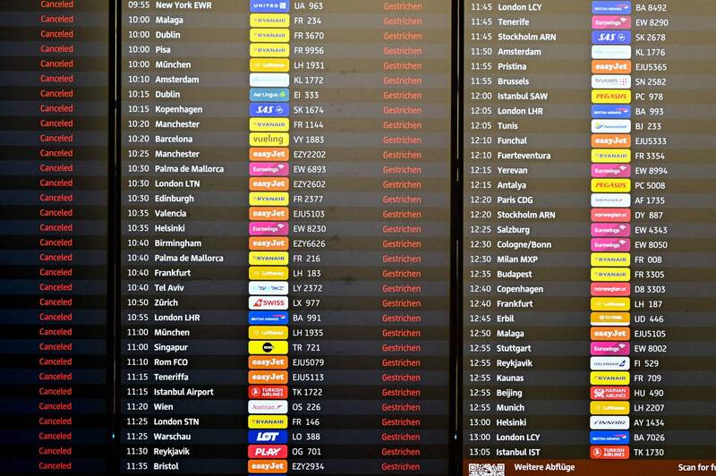 德國漢堡機場無預警提早罷工 上千航班取消影響逾4萬乘客 - 國際 - 自由時報電子報