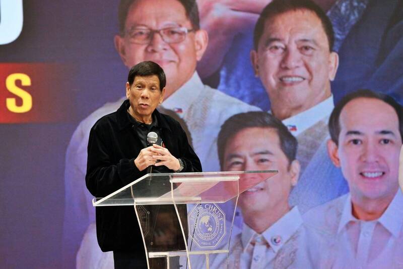 傳國際刑事法院將發逮捕令 菲前總統杜特蒂：我會接受 - 國際 - 自由時報電子報