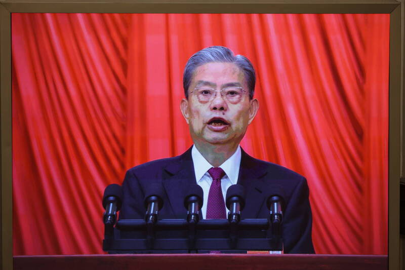 呼吸道感染？ 中共中央常委趙樂際罕見缺席人大閉幕 - 國際 - 自由時報電子報