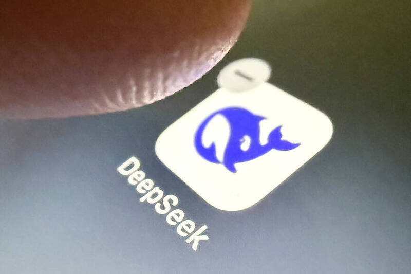 A person uses the Chinese AI system DeepSeek in this undated photograph.
Photo: CNA
A person uses the Chinese AI system DeepSeek in this undated photograph.
Photo: CNA