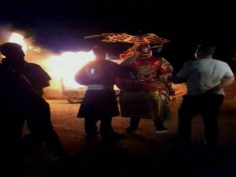 花壇鄉劉厝村今晚9點將舉辦「送肉粽」科儀。 (資料照) 花壇鄉劉厝村今晚9點將舉辦「送肉粽」科儀。 (資料照)