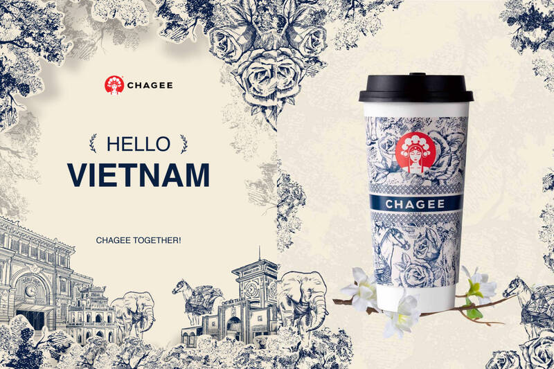 霸王茶姬近日宣布將在越南開設首家分店。(本報合成,擷取自CHAGEE Vietnam/FB) 霸王茶姬近日宣布將在越南開設首家分店。(本報合成,擷取自CHAGEE Vietnam/FB)
