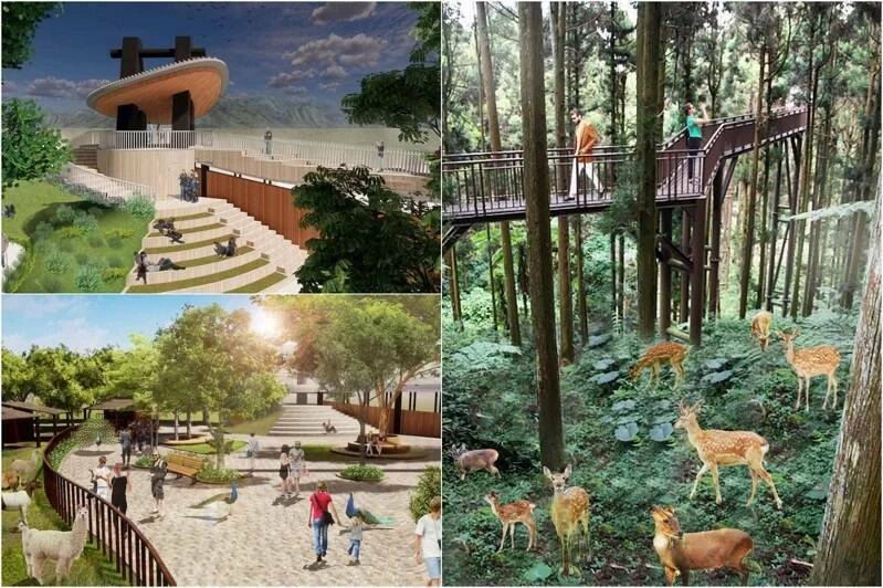 內門觀光休閒園區模擬圖。(觀光局提供) 內門觀光休閒園區模擬圖。(觀光局提供)
