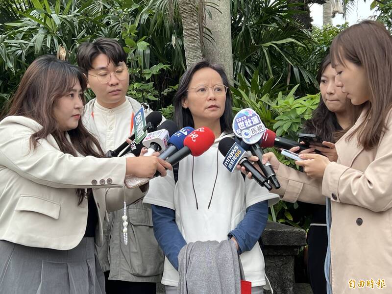 北一女教師區桂芝。（記者甘孟霖攝）
