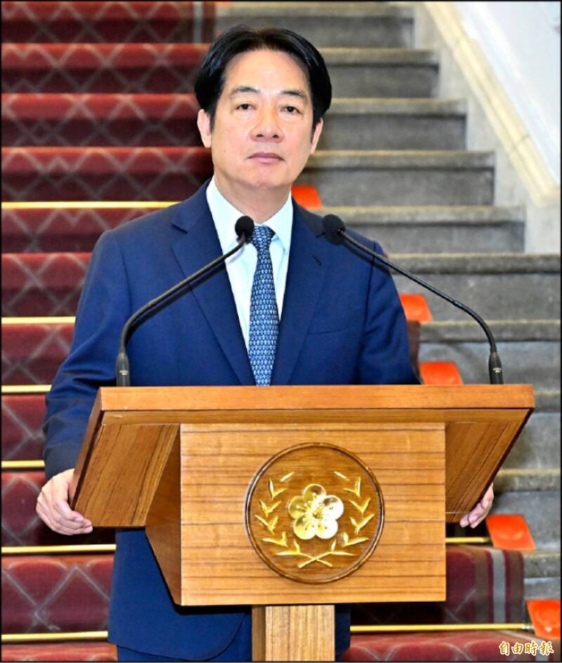 總統賴清德。（資料照）