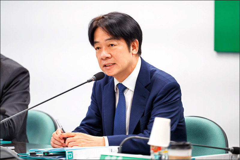 賴清德：黨公職、黨工 赴中港澳須報備