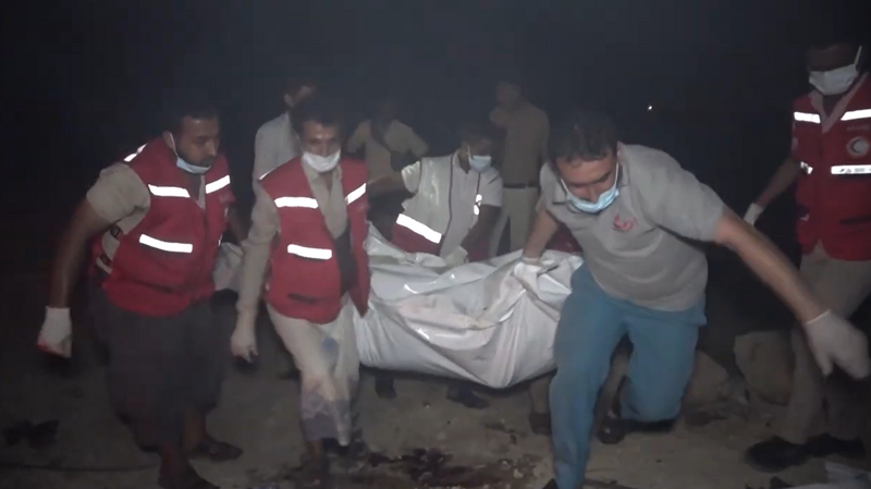 胡塞軍隊宣稱造成38人死亡,102人受傷,其中包括多名醫護人員。(歐新社)
胡塞軍隊宣稱造成38人死亡,102人受傷,其中包括多名醫護人員。(歐新社)