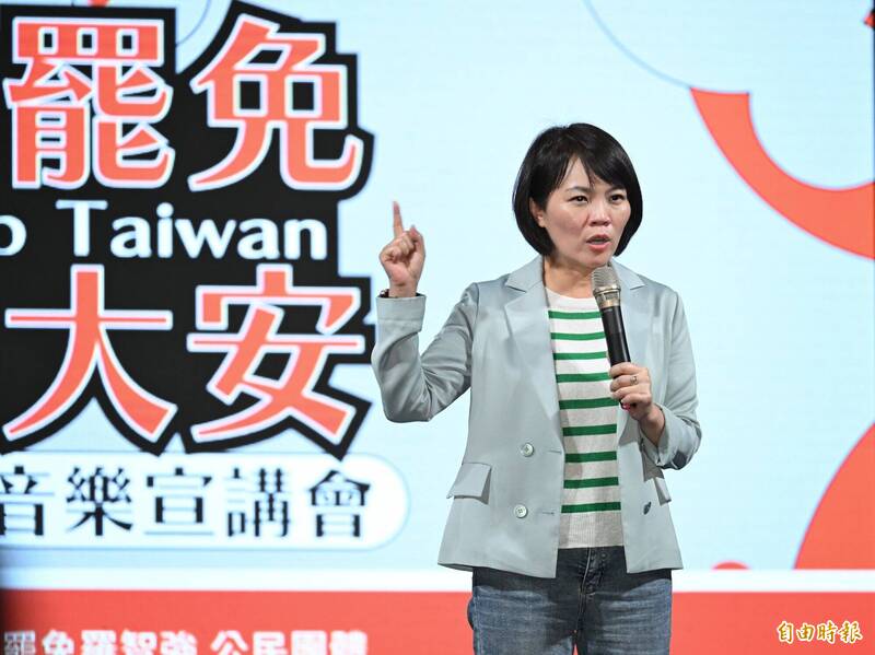 簡舒培表示：「羅智強喊告簡舒培已進入第7天，期間又變成要罷免簡舒培？我只想問，羅智強到底何時要告？何時要到法院把事情講清楚？」（資料照）