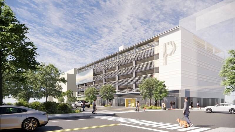 新營區新東里人口逐漸增加,新營區停五立體多目標停車場今日動工,新增270個汽、機車停車位,1樓規劃商場多目標使用,預計2026年完工。(圖由南市交通局提供) 新營區新東里人口逐漸增加,新營區停五立體多目標停車場今日動工,新增270個汽、機車停車位,1樓規劃商場多目標使用,預計2026年完工。(圖由南市交通局提供)